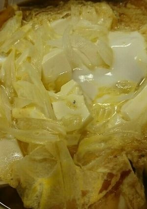 玉ねぎのせ煮やっこ-レシピのメイン写真