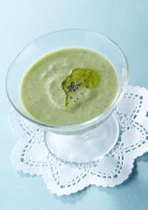 きゅうりとグリーン野菜のガスパチョ-レシピのメイン写真