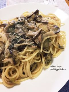 梅昆布茶で簡単!ツナときのこの和風パスタ-レシピのメイン写真