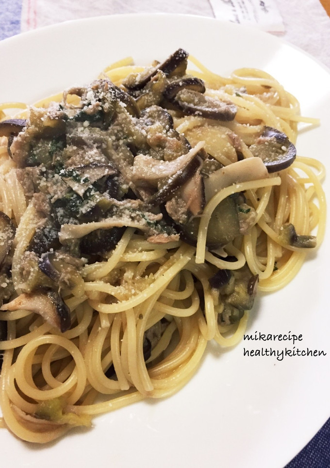 梅昆布茶で簡単！ツナときのこの和風パスタ-レシピのメイン写真