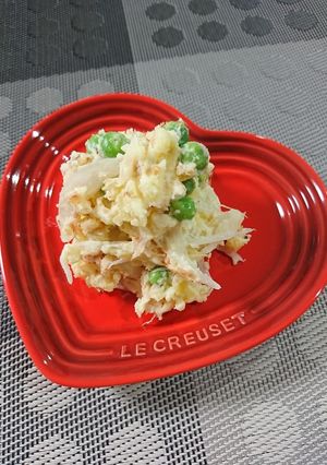 時短☆新玉とエンドウ豆で和風ポテトサラダ-レシピのメイン写真