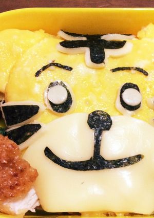キャラ弁 しまじろう オムライス-レシピのメイン写真