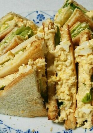 贅沢タマゴサンド(チーズレタス入)-レシピのメイン写真