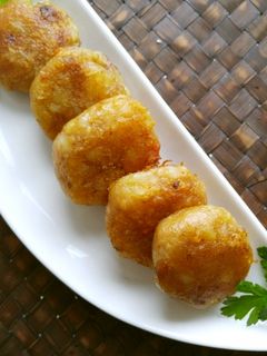 【リメイク】カレーリメイク芋もち-レシピのメイン写真