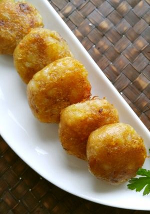 【リメイク】カレーリメイク芋もち-レシピのメイン写真