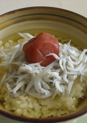 梅しらす茶漬け☆朝ごはん-レシピのメイン写真