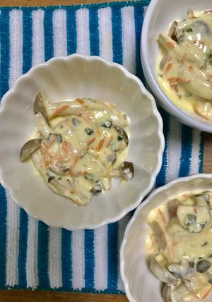 マヨネーズでヘルシーきのこのホイル焼き-レシピのメイン写真