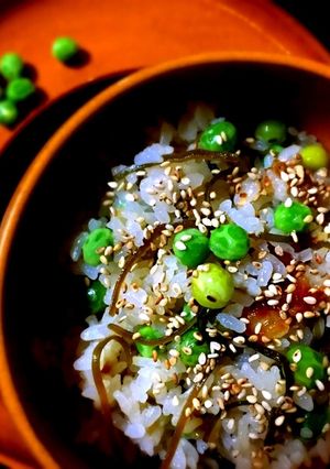 ウスイエンドウ豆ご飯-レシピのメイン写真