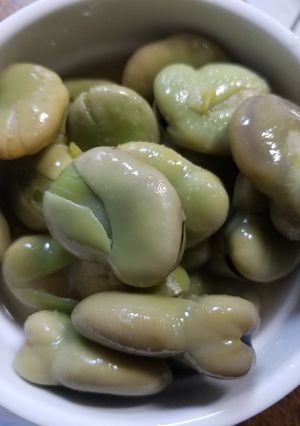 空豆のシロップ煮-レシピのメイン写真