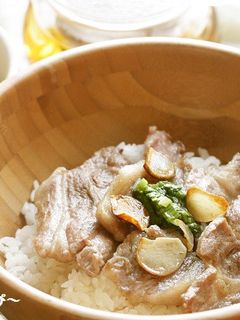 塩麹豚スタミナ丼-レシピのメイン写真