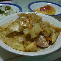 รูปของ りんごで柔らか鶏ソテー♪