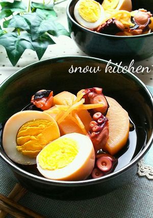 タコと大根のシンプル煮-レシピのメイン写真