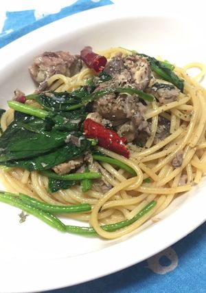 鯖のペペロンチーノ-レシピのメイン写真