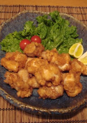 鮭の白子で竜田揚げ！-レシピのメイン写真