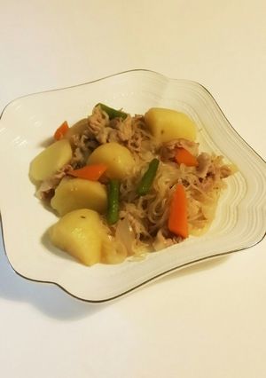 フライパンで簡単肉じゃが-レシピのメイン写真