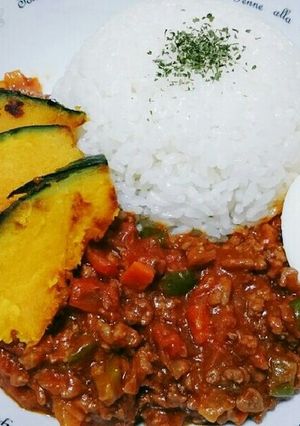 簡単♥トマトのドライカレー♪-レシピのメイン写真