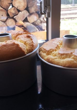 しっとりふわふわシフォンケーキ-レシピのメイン写真