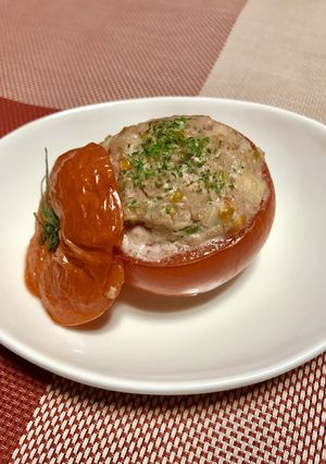 トマトカップのオーブン焼き-レシピのメイン写真