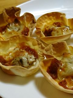 餃子の皮でプチピザ-レシピのメイン写真