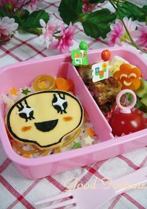 キャラ弁☆めめっち（たまごっち）-レシピのメイン写真