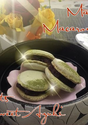 大好き♪たっぷり粒あん♡和まかろん-レシピのメイン写真