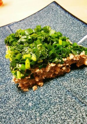 ひき肉とザーサイのレンジ蒸し-レシピのメイン写真