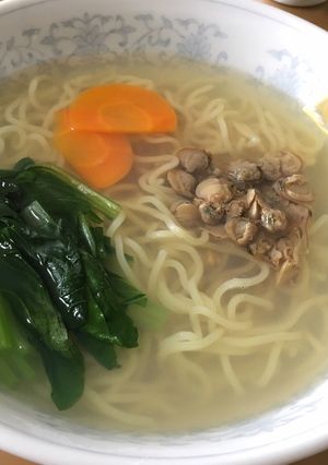 しじみ出汁の塩ラーメン-レシピのメイン写真