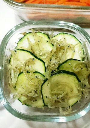 お弁当お野菜おかず：ズッキーニソテー-レシピのメイン写真