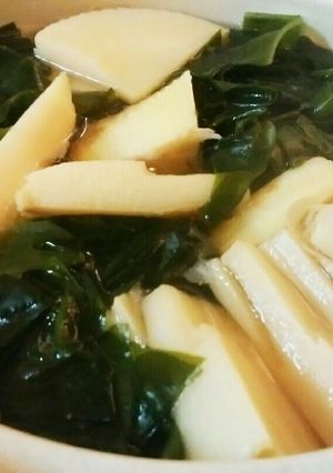 土鍋でほっこり若竹煮(筍とワカメの煮物)-レシピのメイン写真