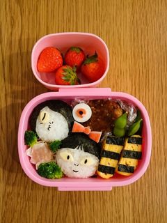 鬼太郎 ねこ娘 簡単キャラ弁-レシピのメイン写真