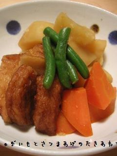 さつま揚げとじゃがいもの炊き合わせ-レシピのメイン写真