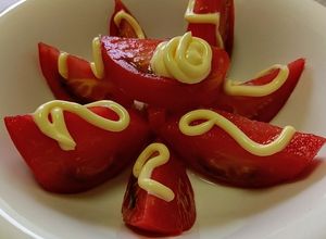 トマト簡単サラダマヨネーズで旨い☝最強説-レシピのメイン写真