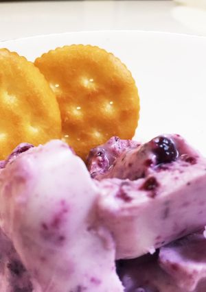 フローズンヨーグルト②簡単ブルーベリー-レシピのメイン写真
