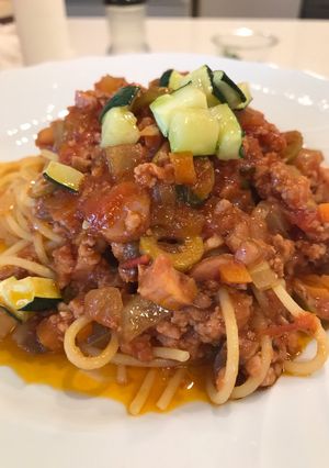 野菜たっぷりミートソース-レシピのメイン写真