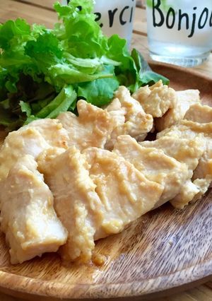 ジップロックde鶏胸肉の味噌マヨ焼き！-レシピのメイン写真