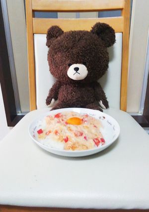 ランチに山芋トマト鮭丼-レシピのメイン写真