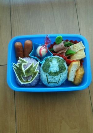 キュウレンジャー☆パープルとスカイブルー-レシピのメイン写真