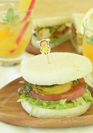 たけのこを使った"たまんねぇ"バーガー-レシピのメイン写真