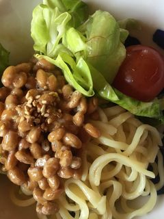 さっぱりサラダつけ麺の納豆のせ-レシピのメイン写真