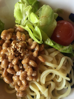 さっぱりサラダつけ麺の納豆のせ-レシピのメイン写真