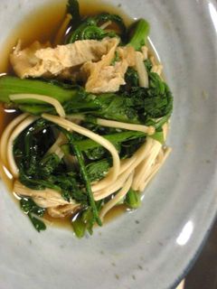 *春菊とえのきの煮びたし*-レシピのメイン写真