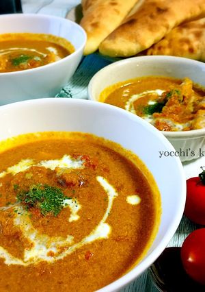 お代わり殺到！自慢のバターチキンカレー-レシピのメイン写真