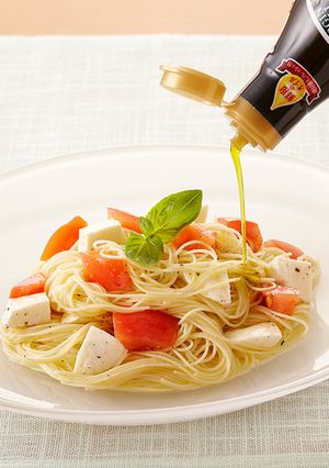 トマトとモッツァレラの冷製パスタ-レシピのメイン写真