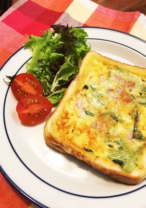 フライパンで出来ちゃう簡単キッシュ♪-レシピのメイン写真