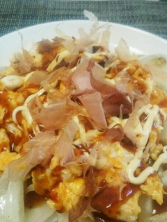 時短!節約!お好みソースの焼き玉ねぎ卵-レシピのメイン写真