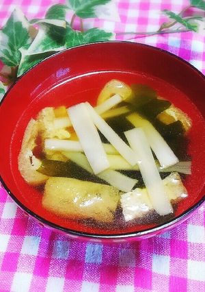 シャキシャキ～♪ウドのお吸い物-レシピのメイン写真