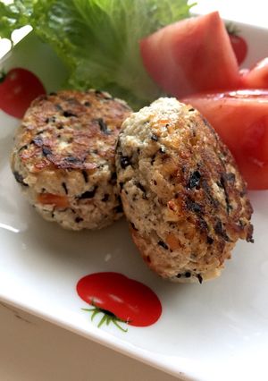 離乳食後期＊ひじき入り豆腐ハンバーグ-レシピのメイン写真