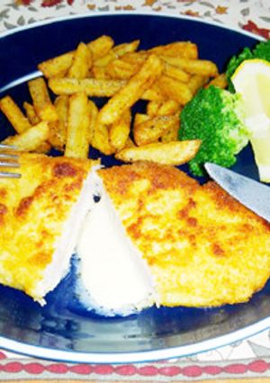 チキンシュニッチェル コルドンブルー-レシピのメイン写真