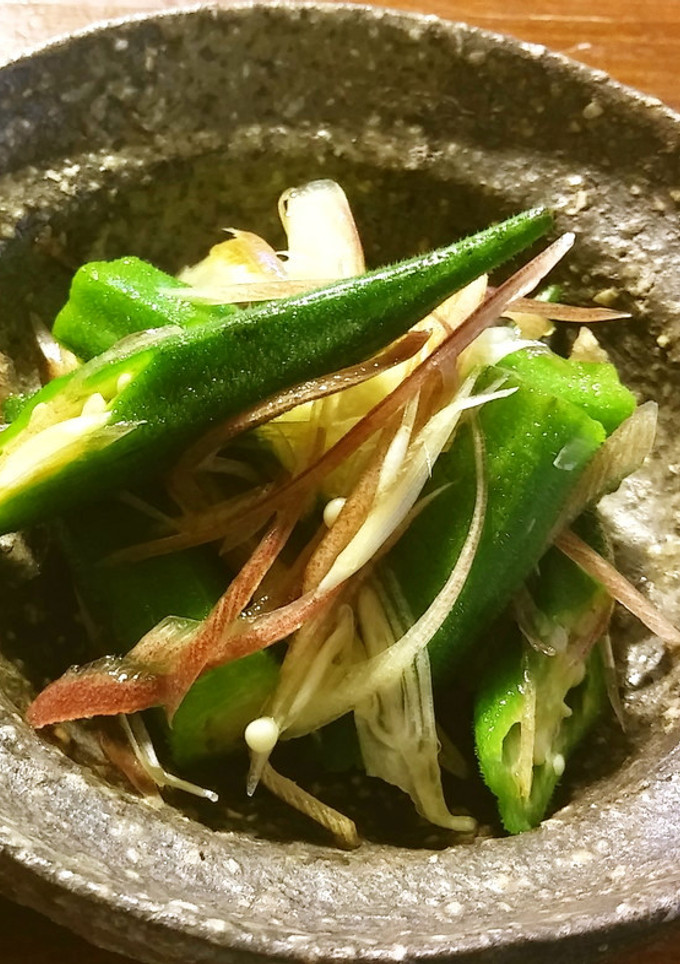 オクラと茗荷の和え物-レシピのメイン写真