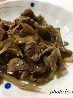 噛むほど美味しい!牛肉とごぼうのしぐれ煮-レシピのメイン写真